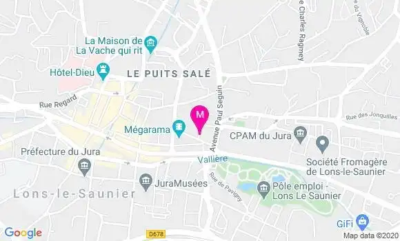 Localisation Dr Eric Vuillemey