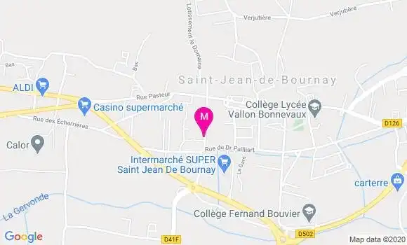 Localisation Dr Françoise Biguet Mermet