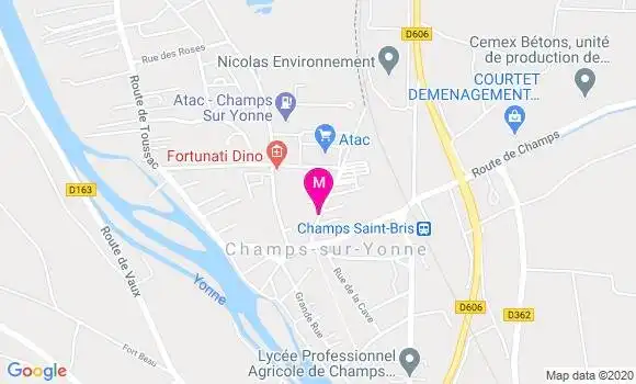 Localisation Dr Christine Vigier