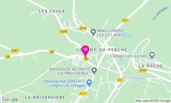 Localisation Dr Martine Houssin