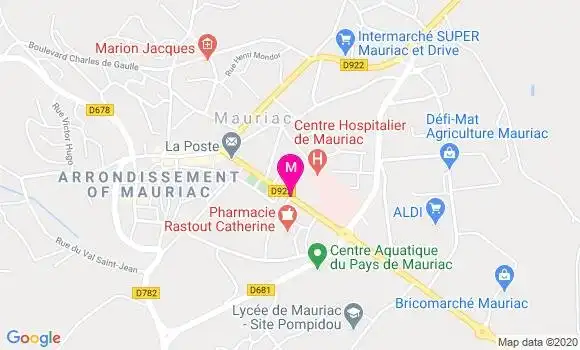 Localisation Dr Philippe Ecalard
