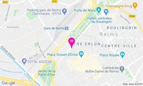 Localisation Dr Lydie Roger
