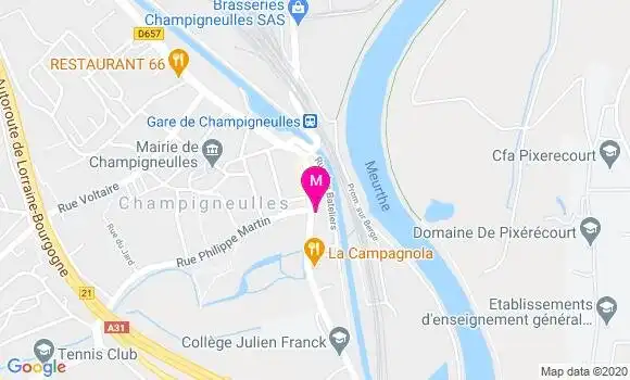 Localisation Dr Catherine Guillermin
