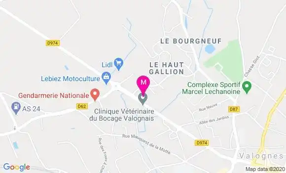 Localisation Dr Isabelle Guivarch