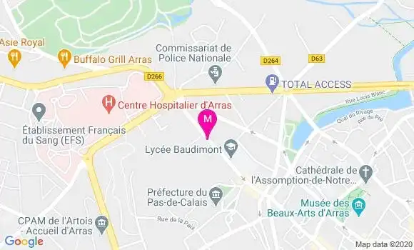 Localisation Dr Laurent Carballet
