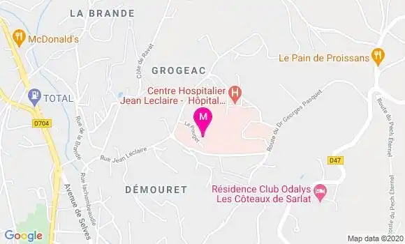 Localisation Dr Didier Verlhiac