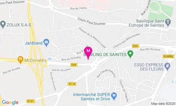 Localisation Dr Vincent Audfray