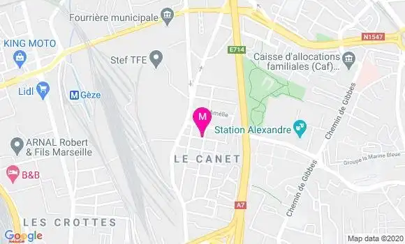 Localisation Dr Serge Vanderriest
