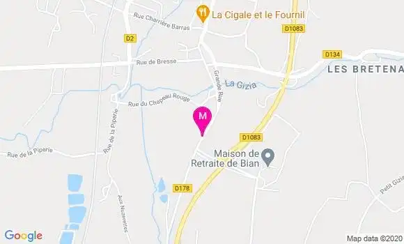 Localisation Dr Sabine Ferrer