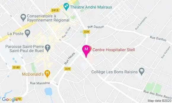 Localisation Dr Didier Chassard