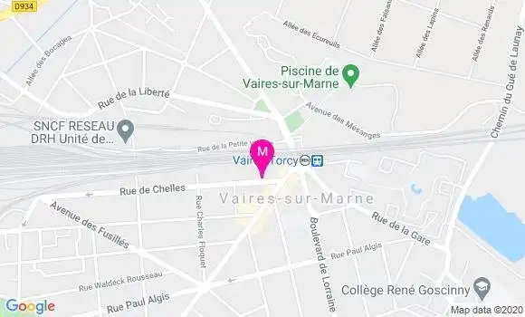 Localisation Dr Pascal Rideau