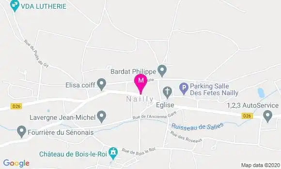 Localisation Dr Eric Hebras