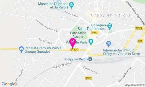 Localisation Dr Pascal Charpentier
