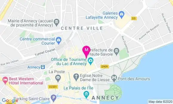 Localisation Dr Christian Romanet