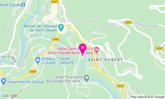 Localisation Dr Jérôme Bovet
