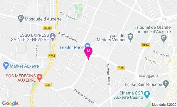 Localisation Dr Anne Marie Lamude