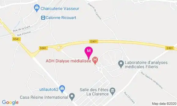 Localisation Dr Anne France Brisset