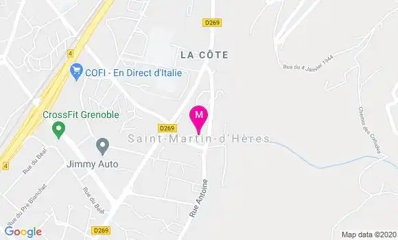 Localisation Dr Paul Saou