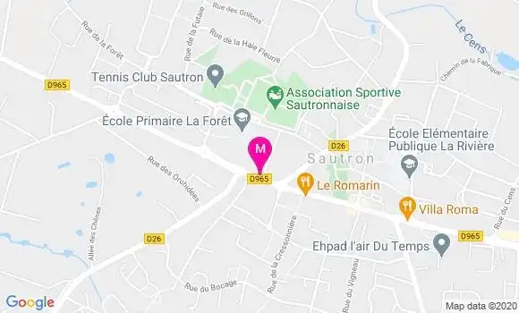 Localisation Dr Séverine Sierra Camon