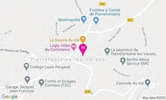 Localisation Dr Carole Mouton