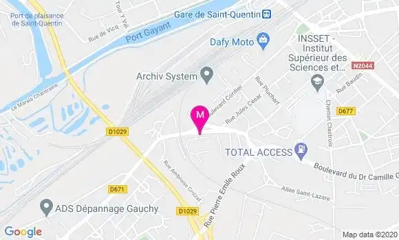 Localisation Dr Sylvie Caron Pincon