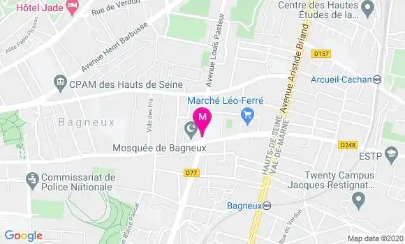 Localisation Dr Djamila Hariti