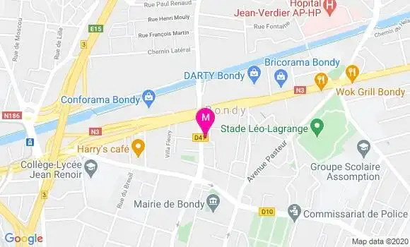 Localisation Dr Jean Paul Georges