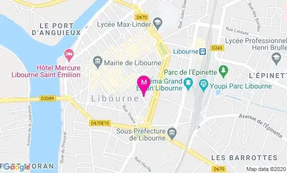 Localisation Dr Pascale Besson Vignaud