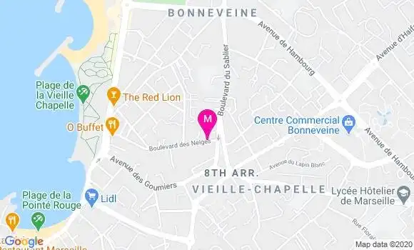 Localisation Dr Patrick Manciet