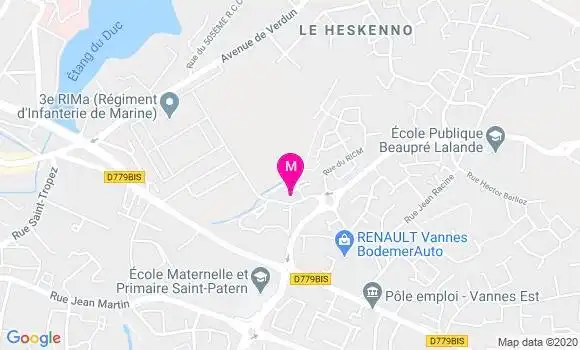 Localisation Dr Marie Christine Duteau