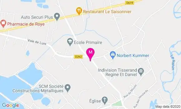 Localisation Dr Eric Bohin
