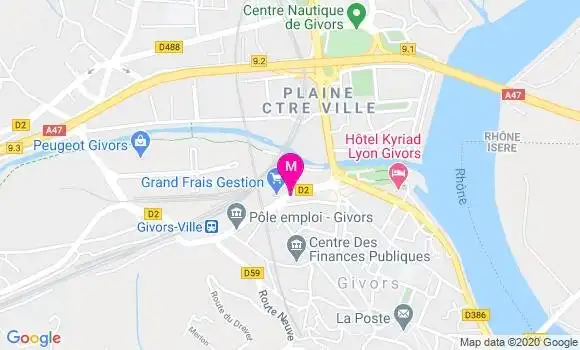Localisation Dr Gilles Goitre