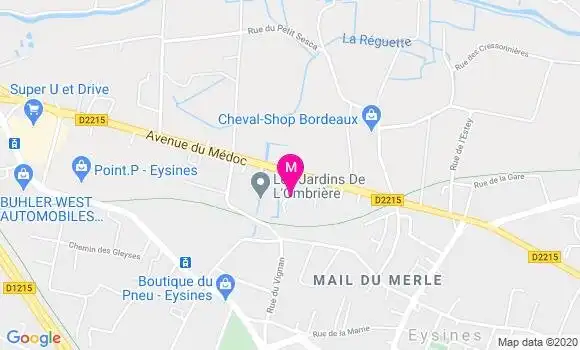 Localisation Dr Emmanuelle Bordes Chave