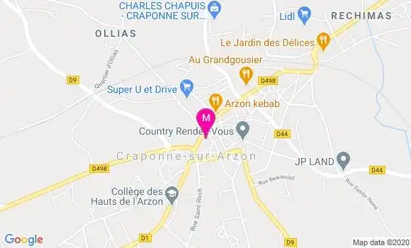 Localisation Dr Denis Soulier