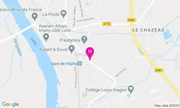 Localisation Dr Martine Berginiat