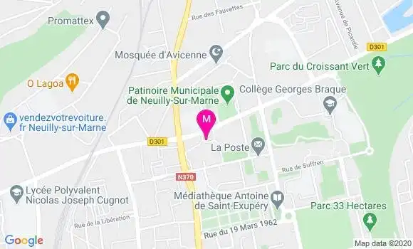 Localisation Dr Jean Marc Nicole