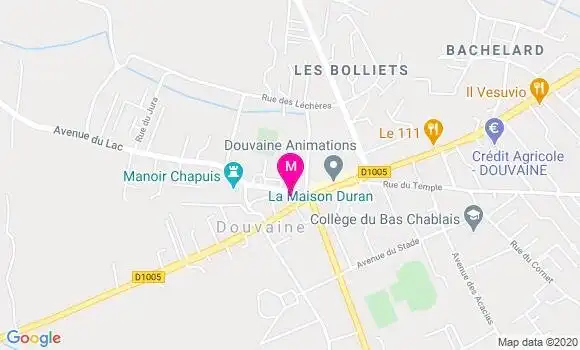 Localisation Dr Catherine Duchosal
