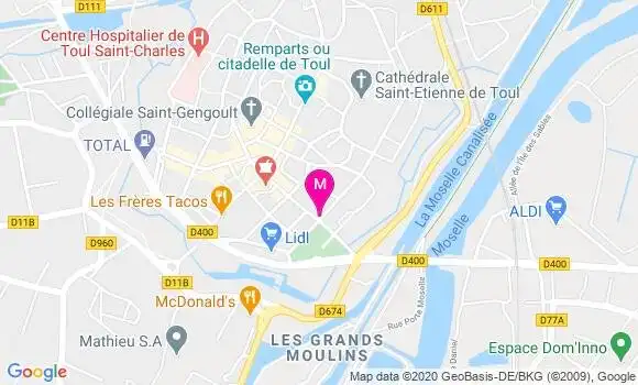 Localisation Dr Marc Lallemand