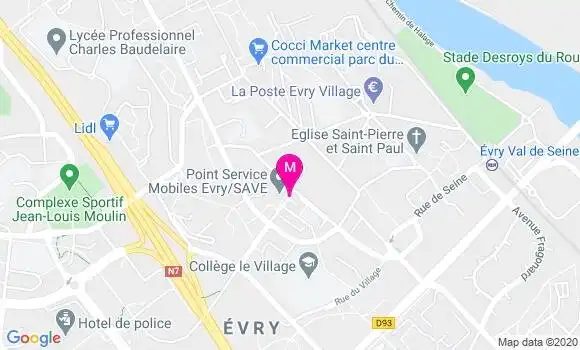 Localisation Dr Maryse Henry Rousset