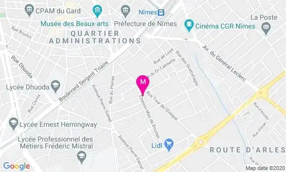 Localisation Dr Florence Poletti
