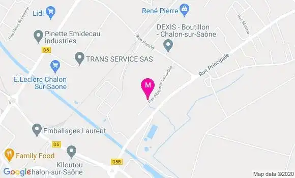 Localisation Dr Josette Rey Prudent