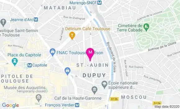 Localisation Dr Jean Christophe Deltheil