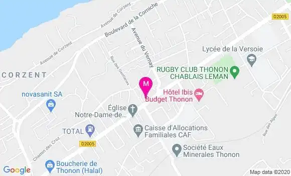 Localisation Dr Françoise Fontalbat Boye