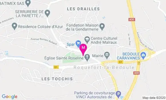 Localisation Dr Martine Laugero