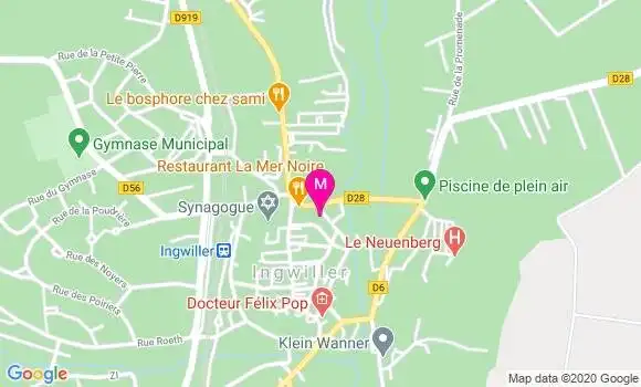 Localisation Dr Patricia Dentel Glasser
