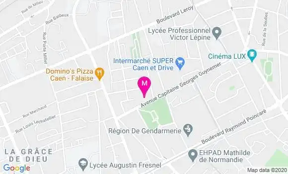 Localisation Dr Catherine Rossa