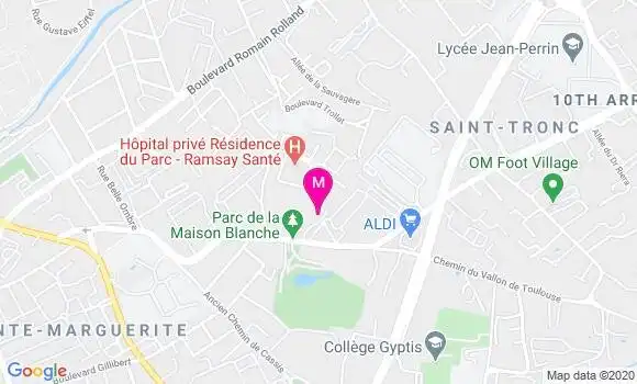 Localisation Dr Jean Paul Rocchi