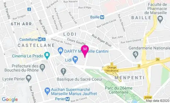 Localisation Dr Jacqueline Fitoussi