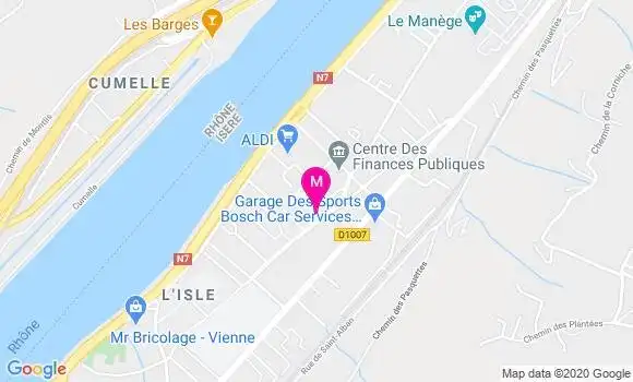Localisation Dr Chantal Lopez