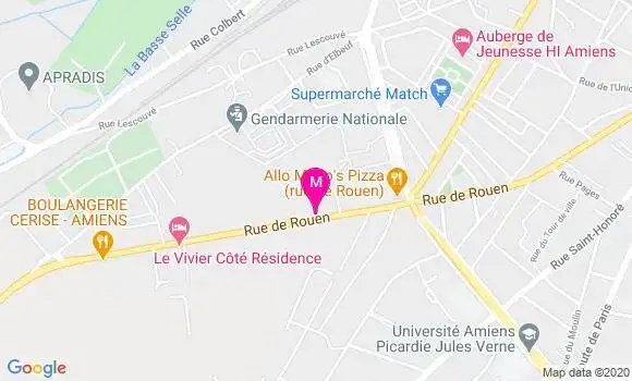 Localisation Dr Florence Fremy